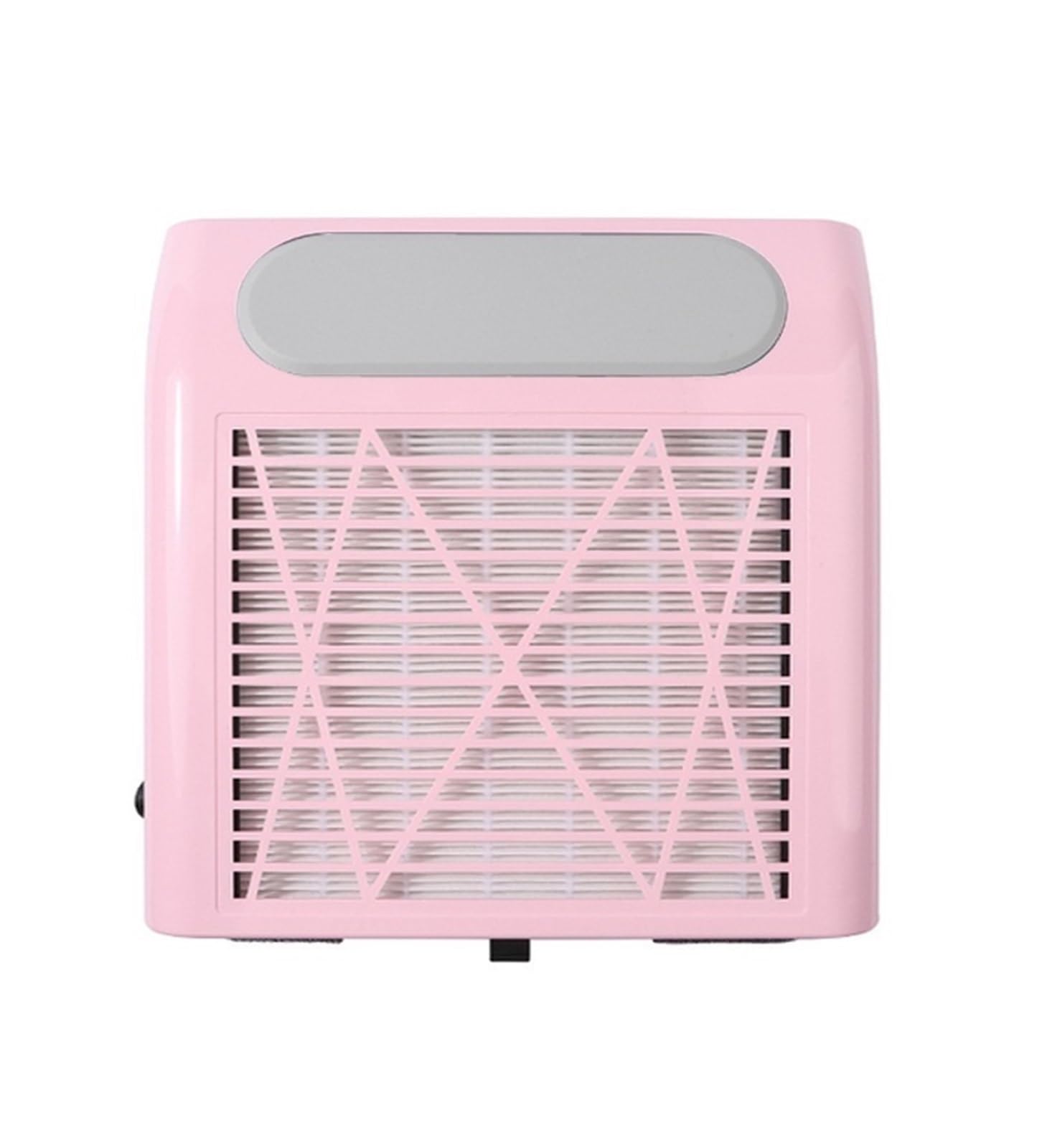 Dust Extractor, 80W Nail Dust Collector with Remove Filter Powerful Vacuum Fan Vent Extractor for Acrylic Salon Equipment for Beginners(Pink)