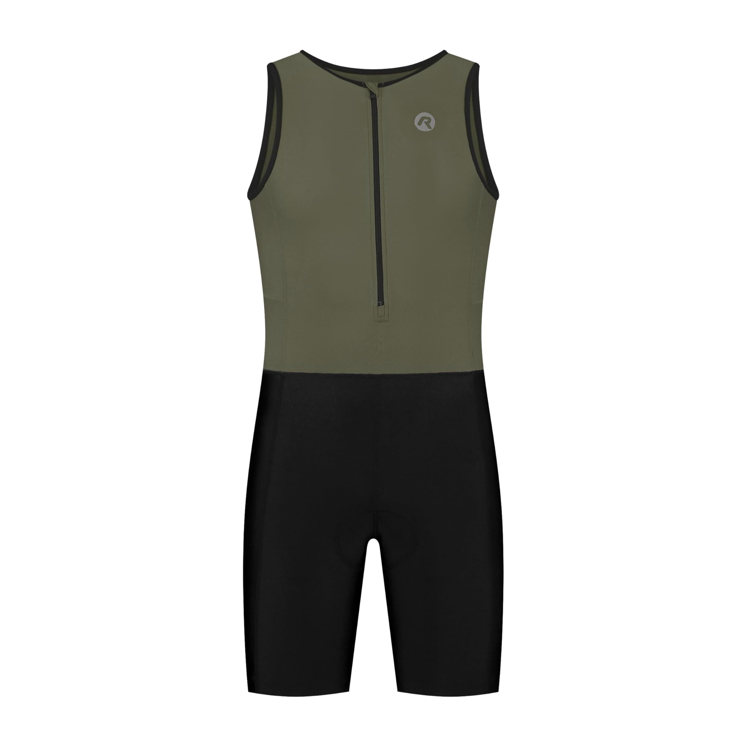 Rogelli Triathlonanzug ärmellos Trisuit mit Rückentaschen
