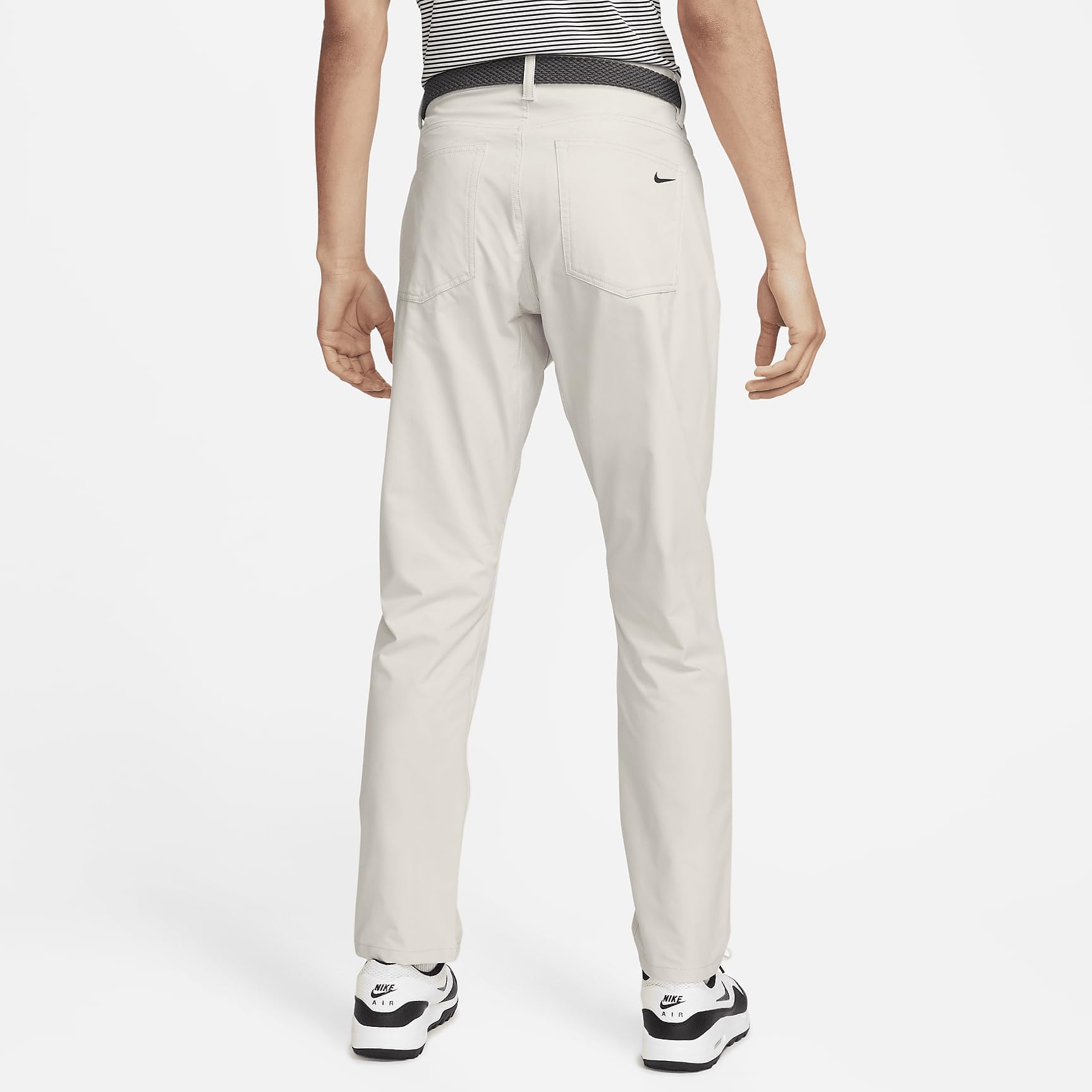 Nike Tour Men's 5-Pocket Slim Golf Pants (Light Bone/Black, FD5615-072) Size 34x34