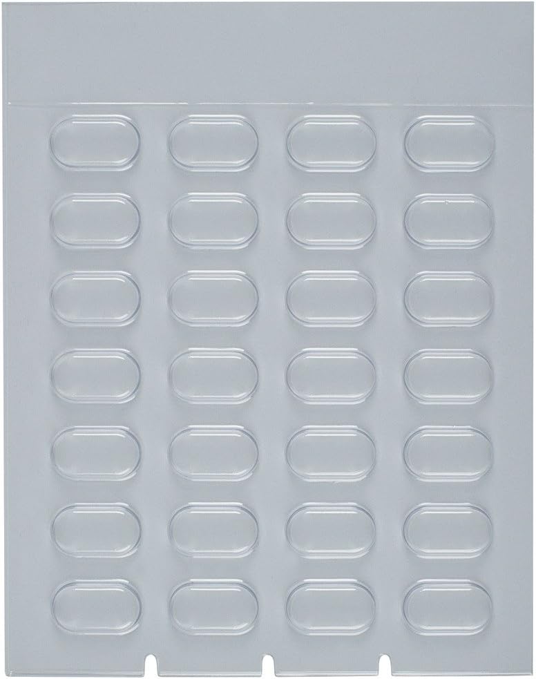 Ezy Dose Disposable Blister Cards for Pill, Medicine, Vitamin | Weekly, 4 Times a Day, AM PM | Use with Cold Seal System Planner | Case of 500