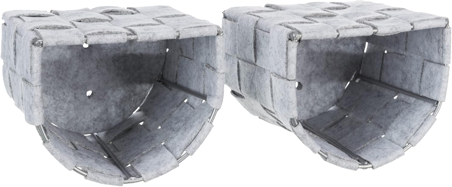 Frehi Light Gray Wall Mount Cat Tree Set with Condos and Perches