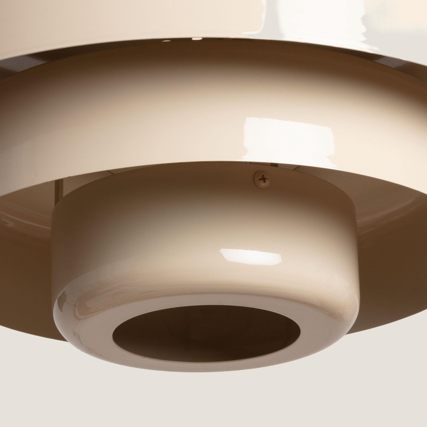 LEDKIA Lámpara Colgante Metal Noa Beige ø35 cm