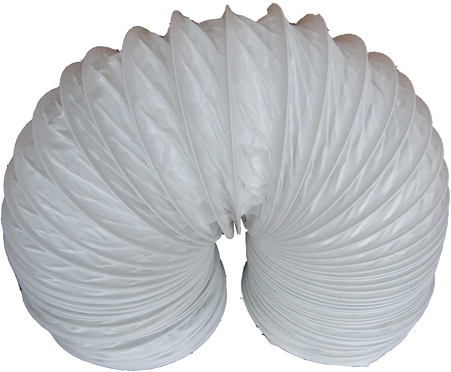 Blauberg 100 mm 4 inch Diameter White PVC Flexible Ducting Universal