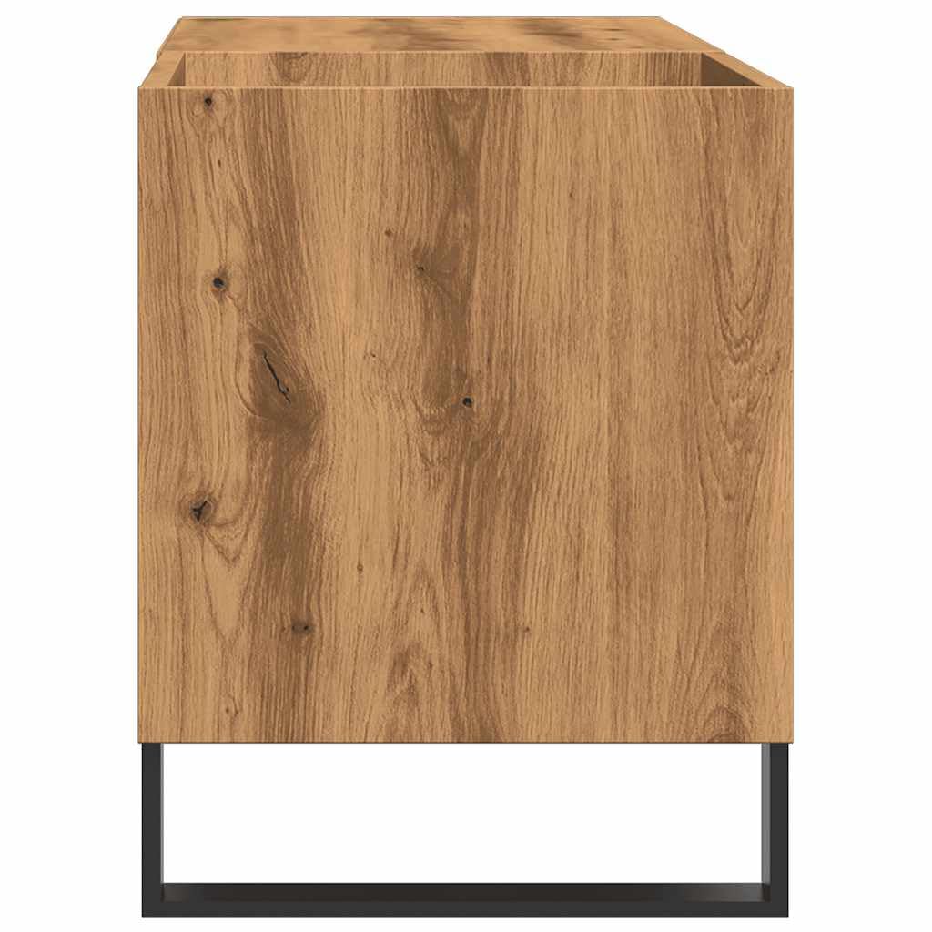 vidaXL Mueble Discos Madera de ingeniería Roble Artisan 84,5x38x48 cm