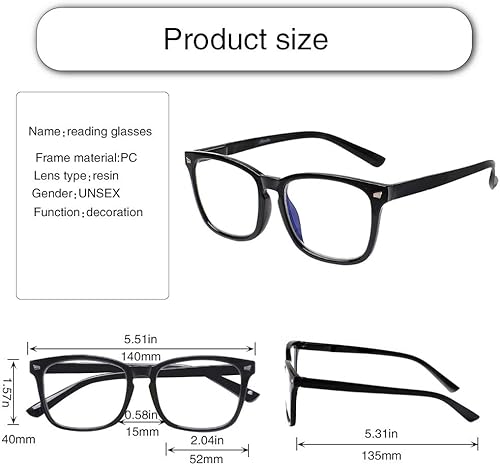 Miniatura 9 de SIGVAN Anteojos progresivos multifocales para computadora para mujeres y hombres, con bloqueo de luz azul, lentes de lectura con bisagra de resorte