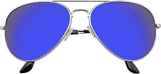Premium Full Mirrored Aviator Polarized Sunglasses Flash Mirror Lens