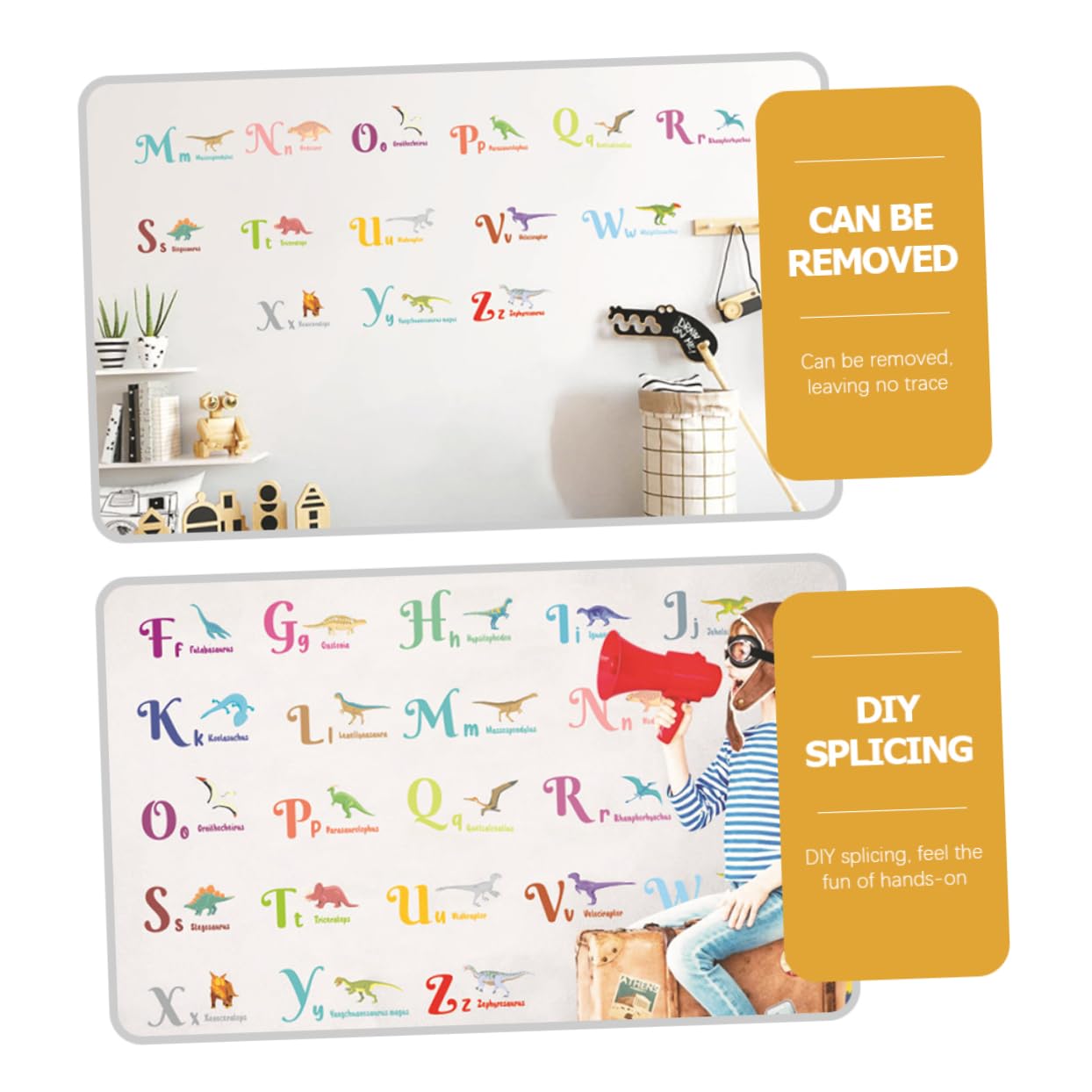 Toddmomy 3 Juegos Vinilo Decorativo Arte De Pared De Pegatinas Estéticas Pegatinas De Pared De Calcomanías Muro De Polivinilo Vistoso