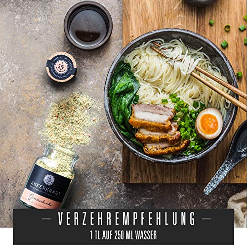 Ankerkraut Gemüsebrühe, ohne Geschmacksverstärker, ohne Zucker, 90g im Korkenglas, Mischung würzender Zutaten für Brühe - Image 3