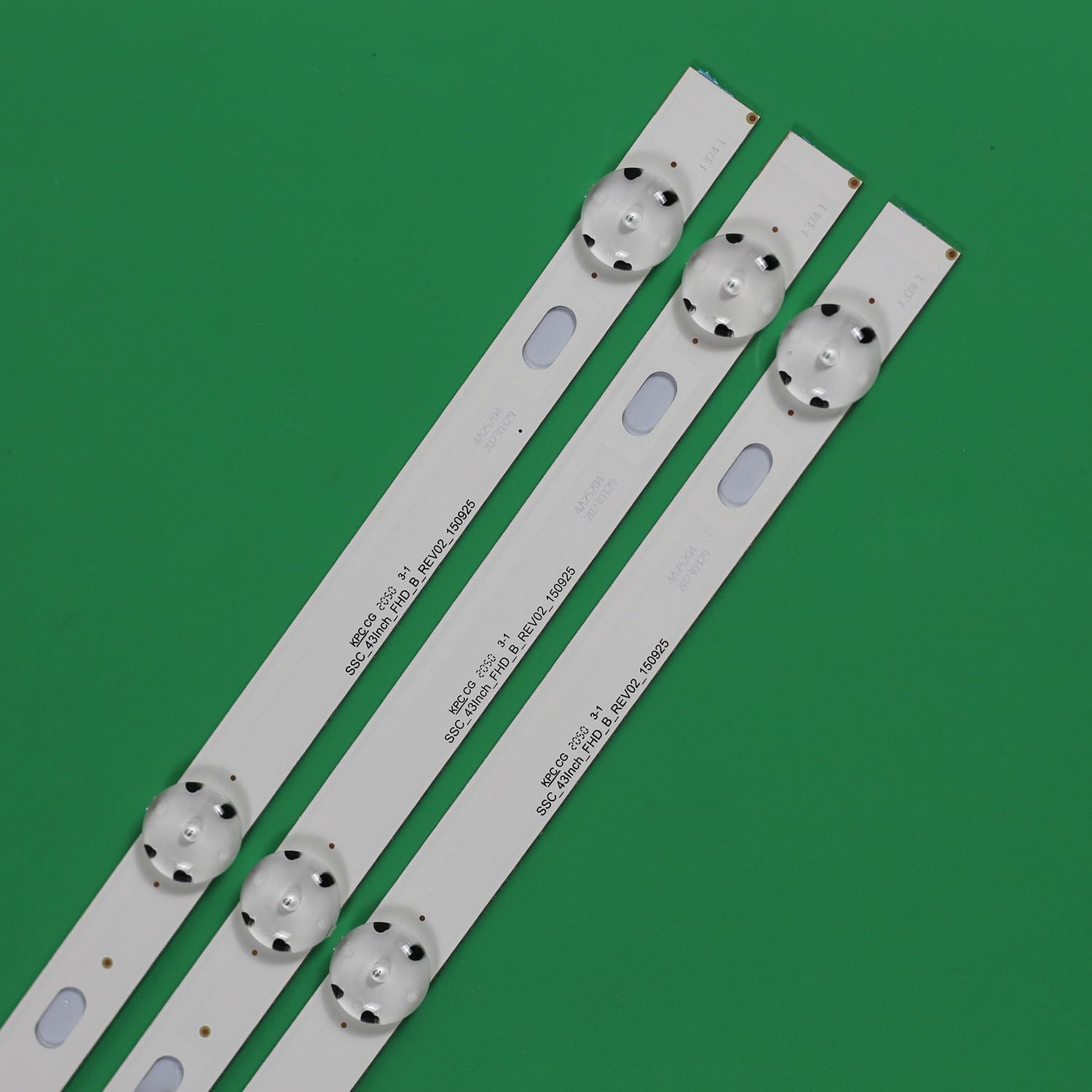 Bande de rétroéclairage LED for 7 lampes compatible for Innotek 17Y 43 pouces - Type A 43UJ6300 43UJ6307 43LJ594V HC430DUN SSC_43LJ61_FHD 43UJ630V 43UJ634V Bande lumineuse TV