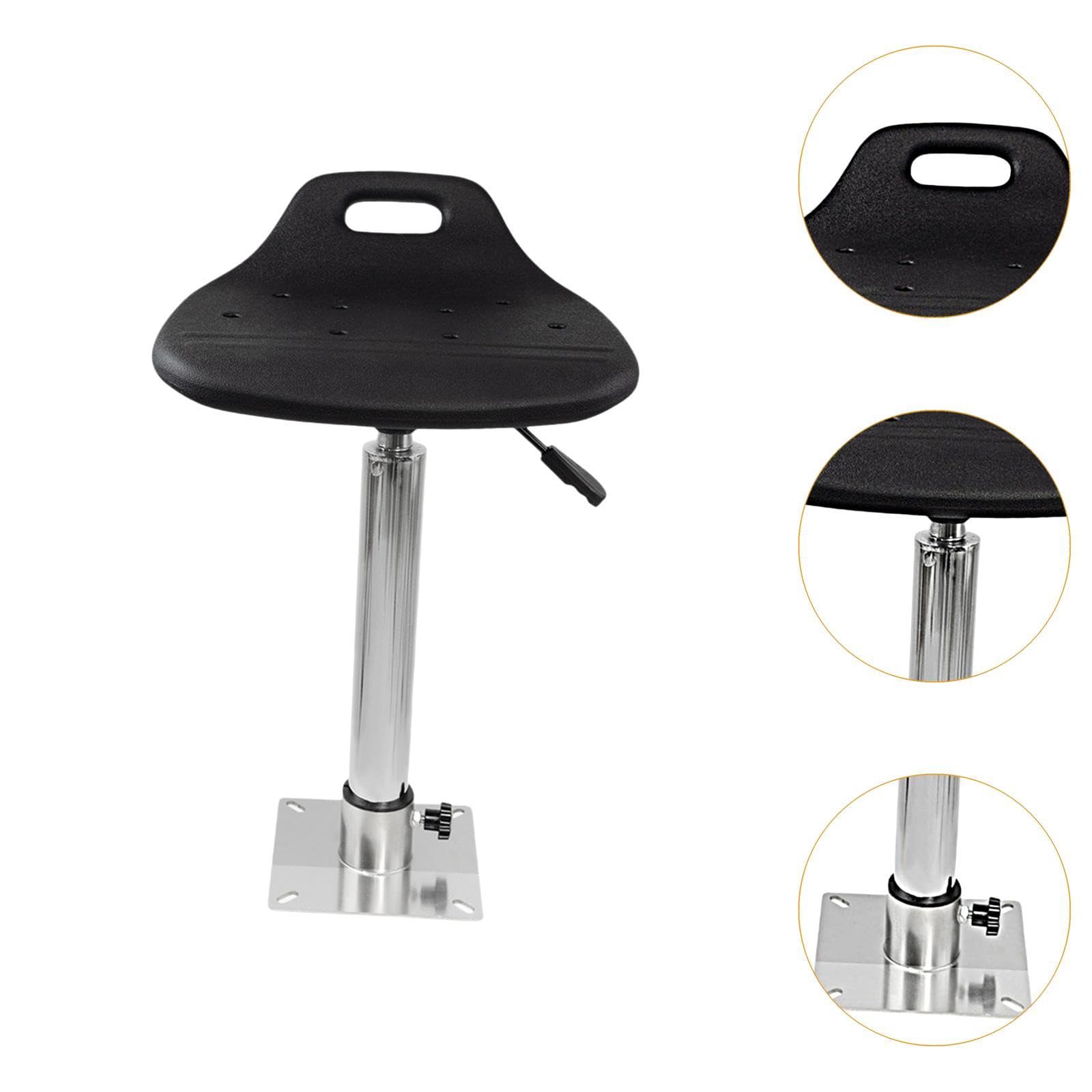 MagiDeal Boat Seat Pedestal Mount, Marine Chair Base, Heavy Duty Manual Sturdy for Most Boat Seat Mount, style B