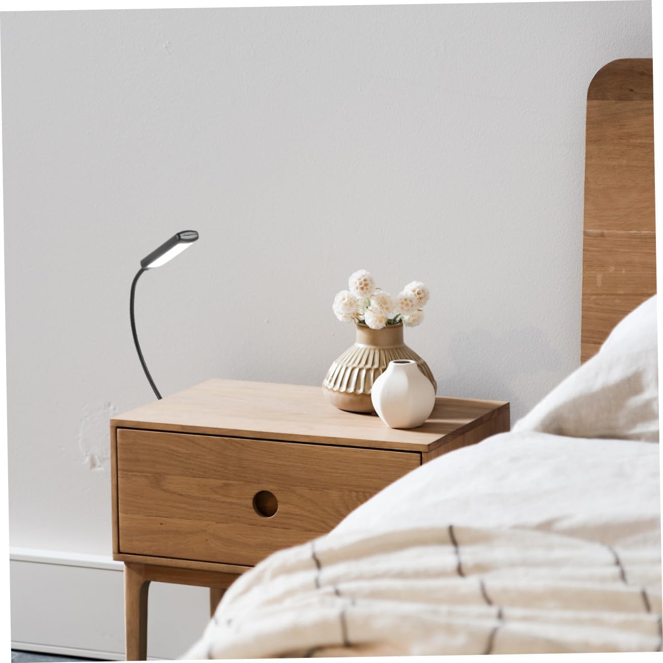 2Sets Rechargeable LED Book Clip Lights Flexible Reading Lamps Eye Protection for Music Scores Piano Stand Night Use