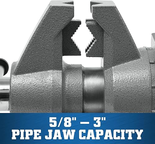Miniatura 21 de Wilton - Tornillo de banco multiusos, ancho de mandíbula de 5-1/2 pulgadas, apertura máxima de mandíbula de 5 pulgadas, garganta de 2-3/4 pulgadas