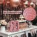 Eploger 80th Birthday Decorations for Women,80th Anniversary Decorations,Rose Glod Glitter Number 80,80th Birthday Centerpieces for Table Decorations