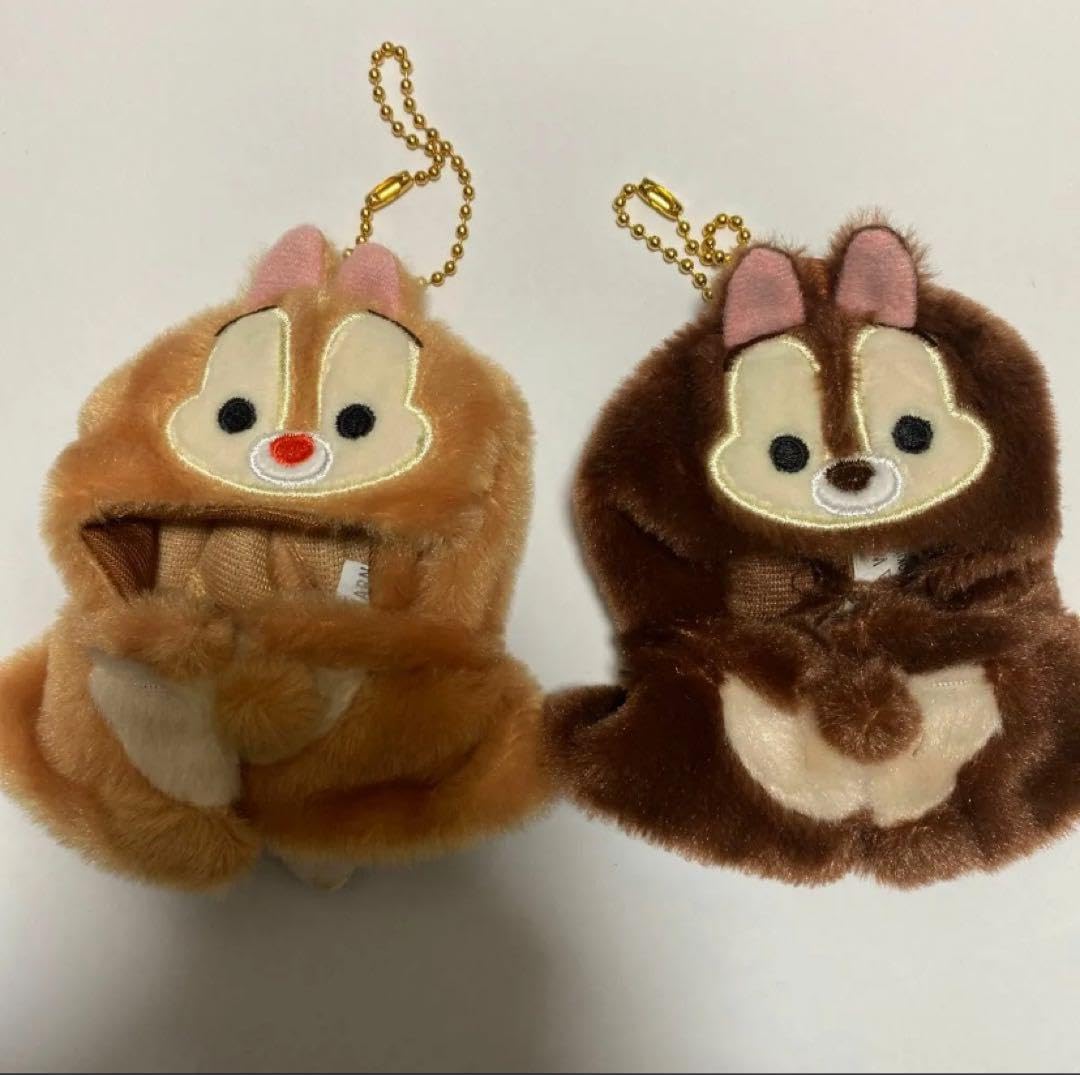 完売品❗️チップとデール  クラリス（アプリコットのぬいぐるみ）＋お洋服（衣装） チップとデールが歌姫クラリスのために作ったクマのぬいぐるみ