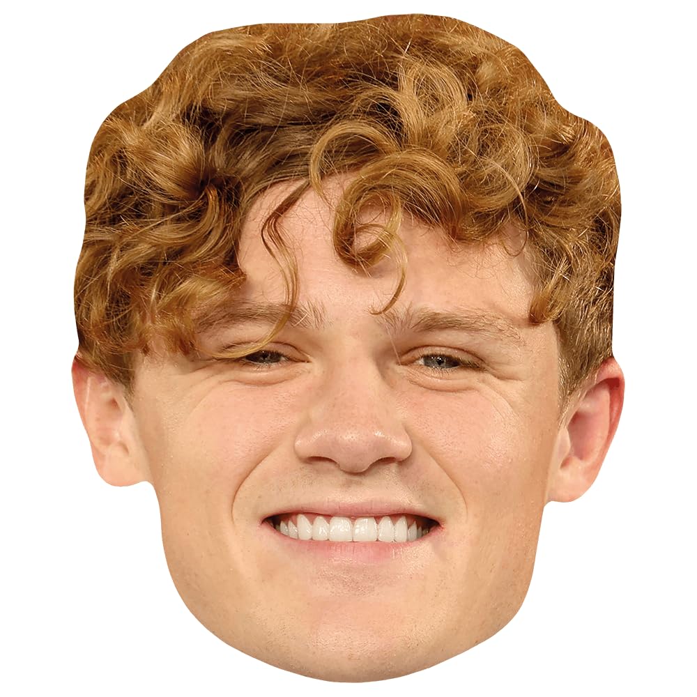 Ryan Trahan (Smile) Celebrity Mask, Flat Card Face, Fancy Dress Mask