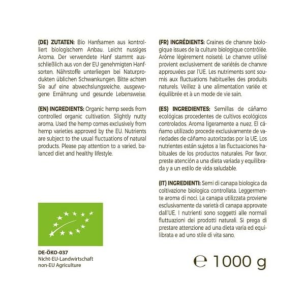 Mea Vita Meavita Bio Hanfsamen Geschält Er Pack ' X 1 – Bild 7