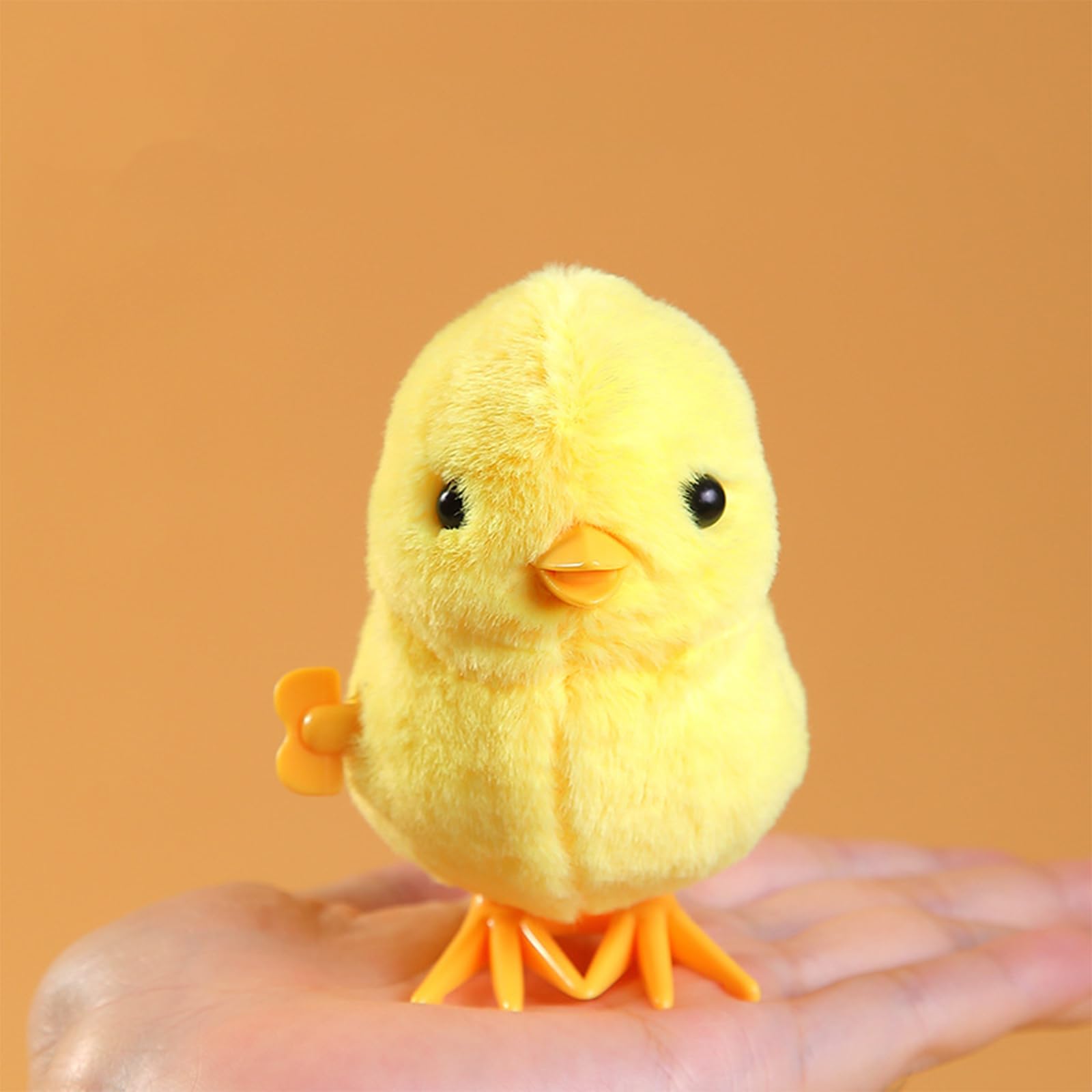 Mienocol 2 PCS Rabbit and Chicken Wind Up Toys Simulated Plush Rabbit and Chicken Toy for Kids,Funny Jumping Clockwork Toy for Easter Gift Easter Egg Hunt Basket Filler Party Favors - Image 4