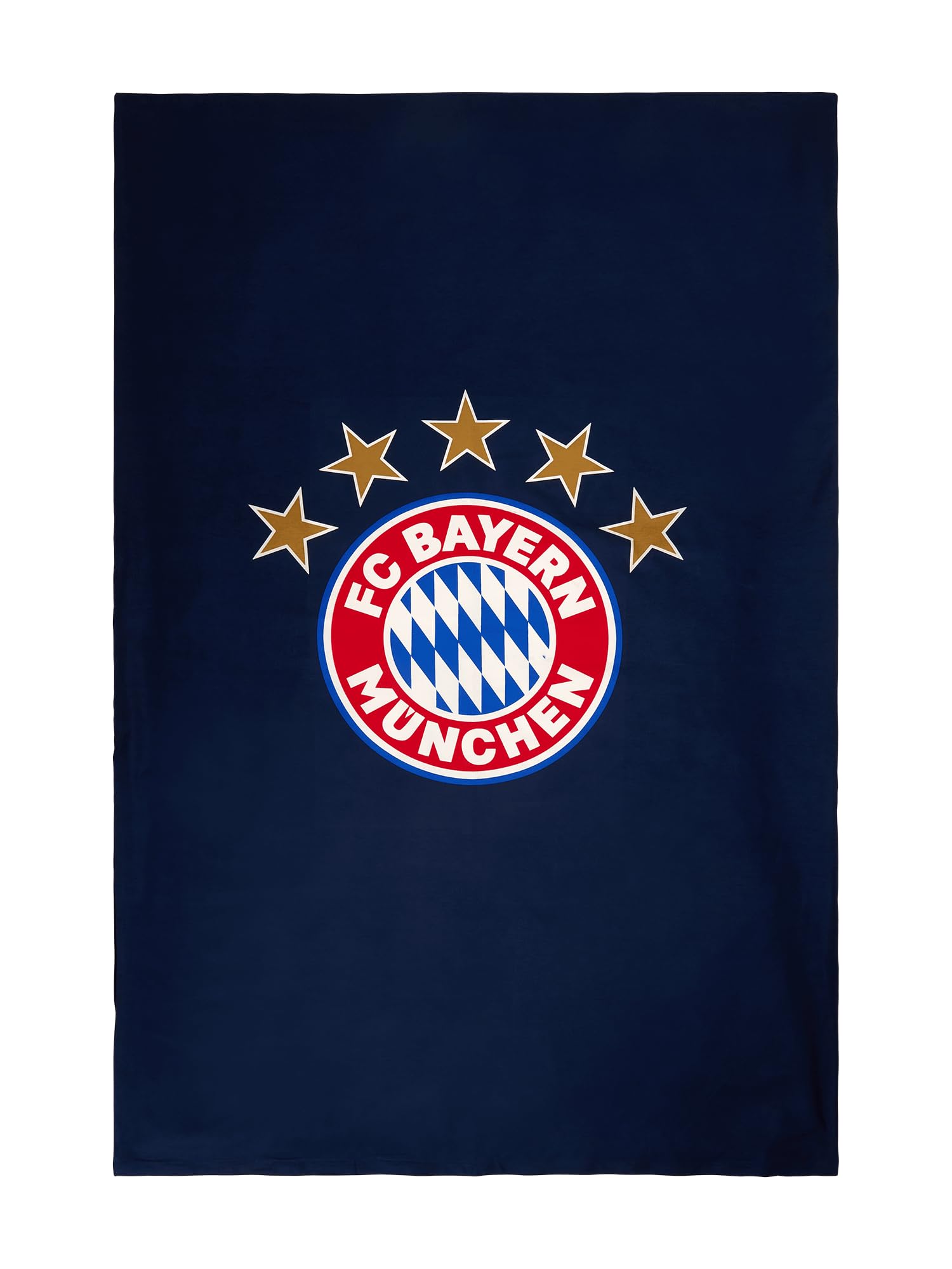 FC Bayern München Bettwäsche Glow in The Dark I 135x200 I Navy I Fußball