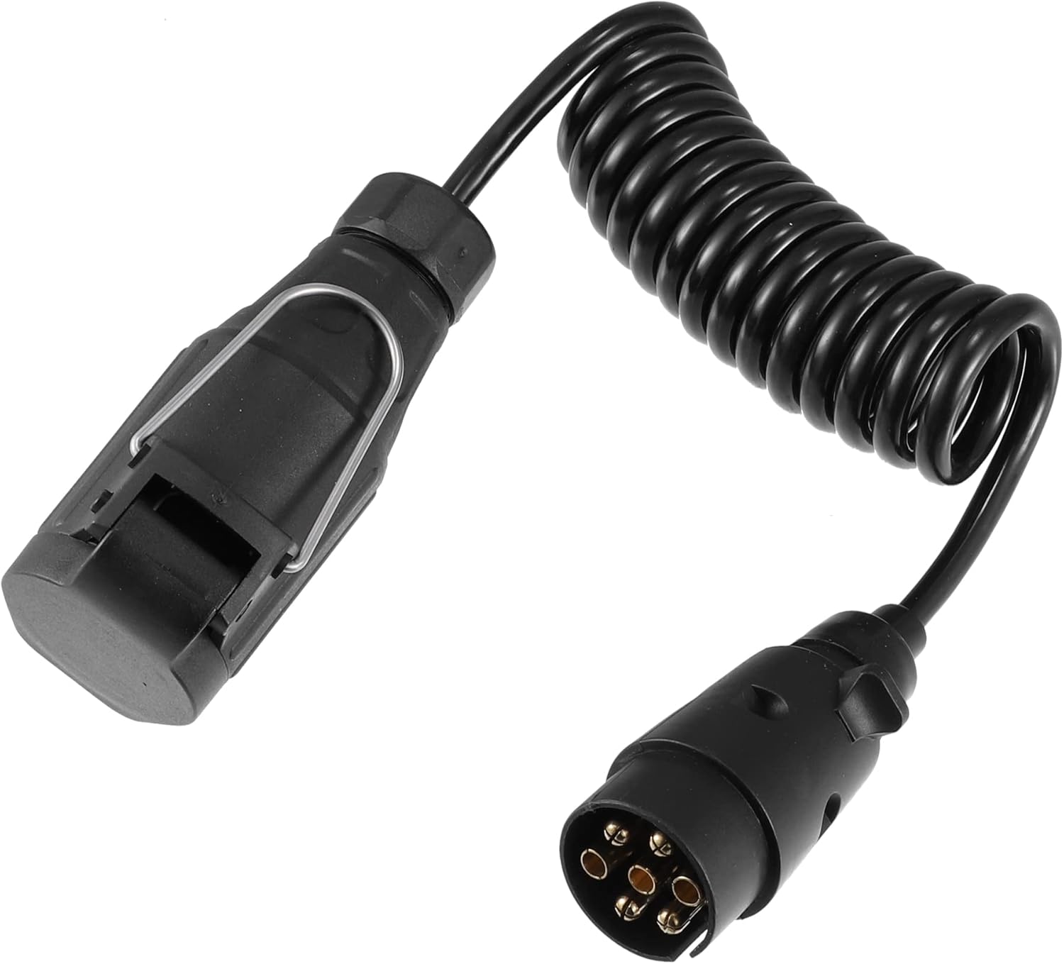 X AUTOHAUX 2M/6.56ft 7 to 13Pin Trailer Extension Cable