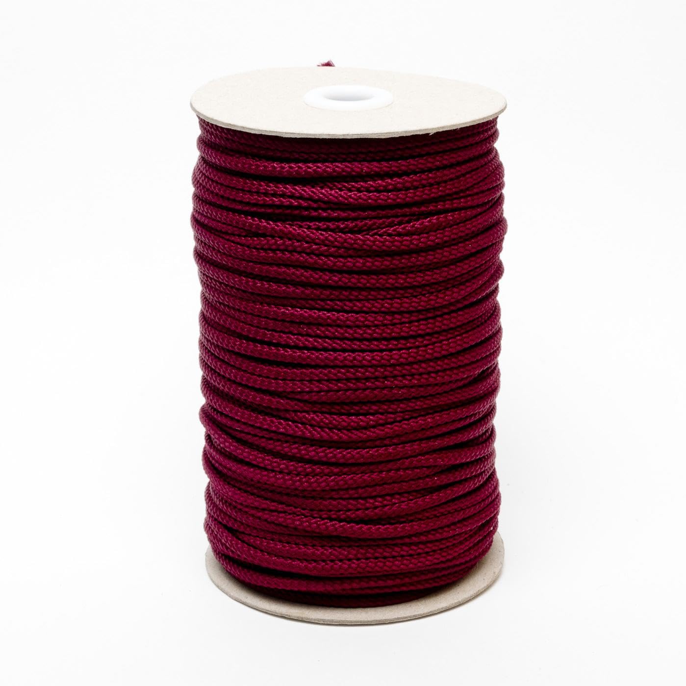 Church Products Uk Various 4Mm Polyester Cord Soft Strong Drawstring Piping Laces Hoodie Joggers String Lanyard Crafts (Wine, 5 Metres)