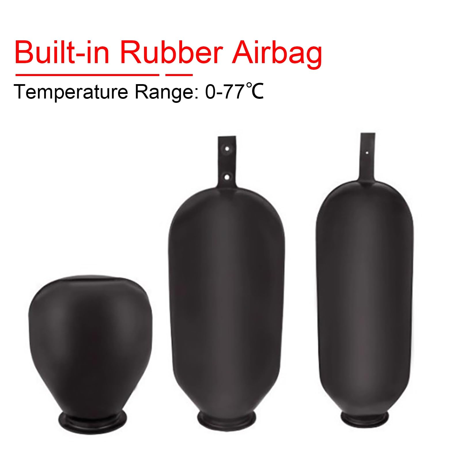 Tanque de Presión de Agua de Pozo de Acero al Carbono, Vaso de Expansión Horizontal de 19 a 50 l, con Bolsa de Aire de Goma, Para Grupo de Presión y Bombas(50L/13.2Gal)