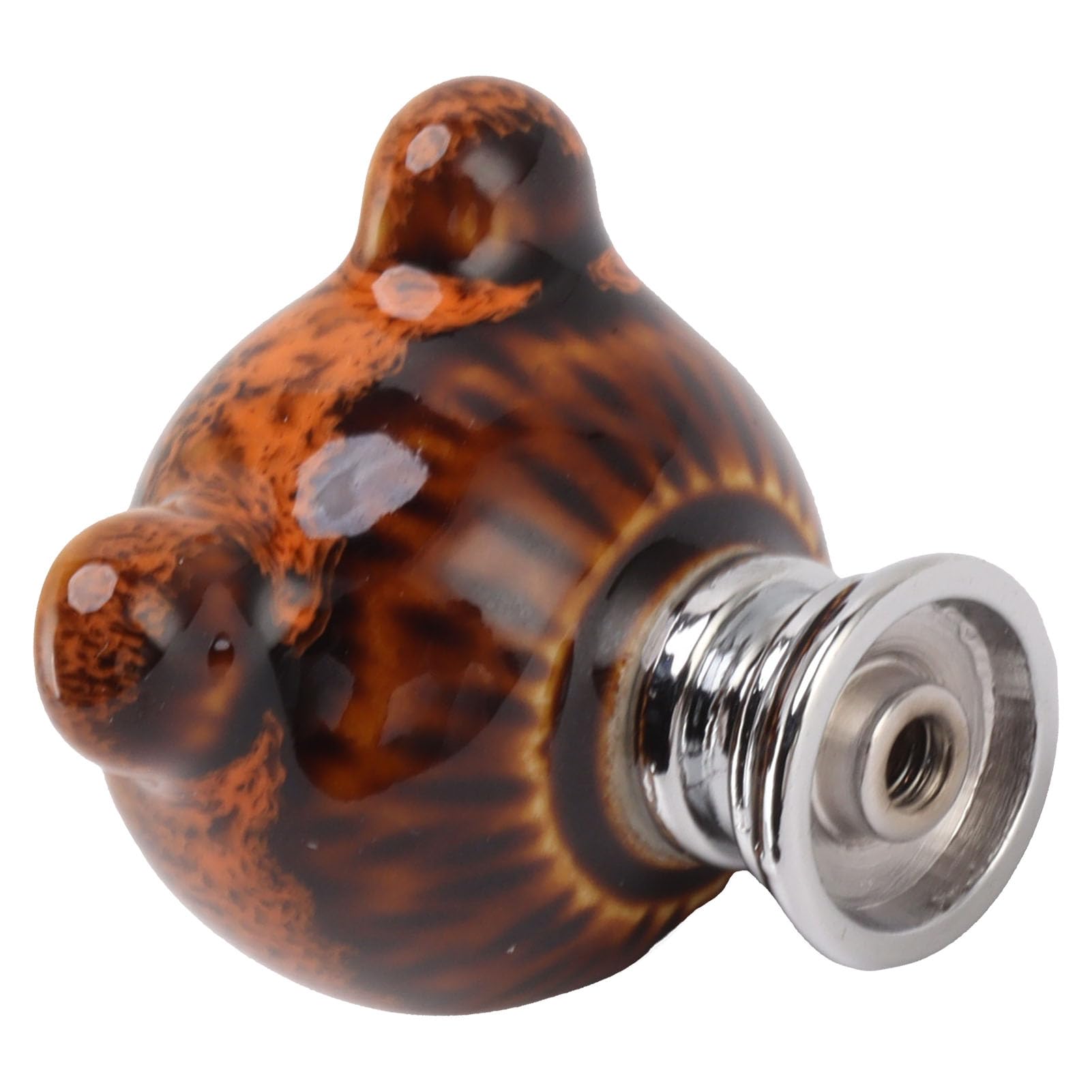 Tbest Door Handle Set 6 Pack Net Wardrobe Door Handles Household der Art Ceic Rose Cartoon Handle 28 Bear Lerd Orane Hoe