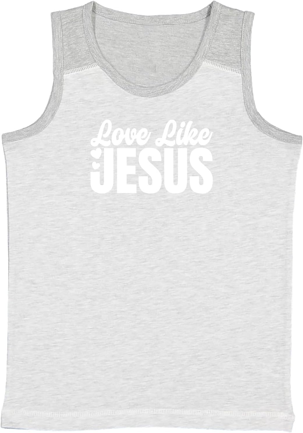 Love Like Jesus - Christ Christian Youth Contrast Back Tank Top