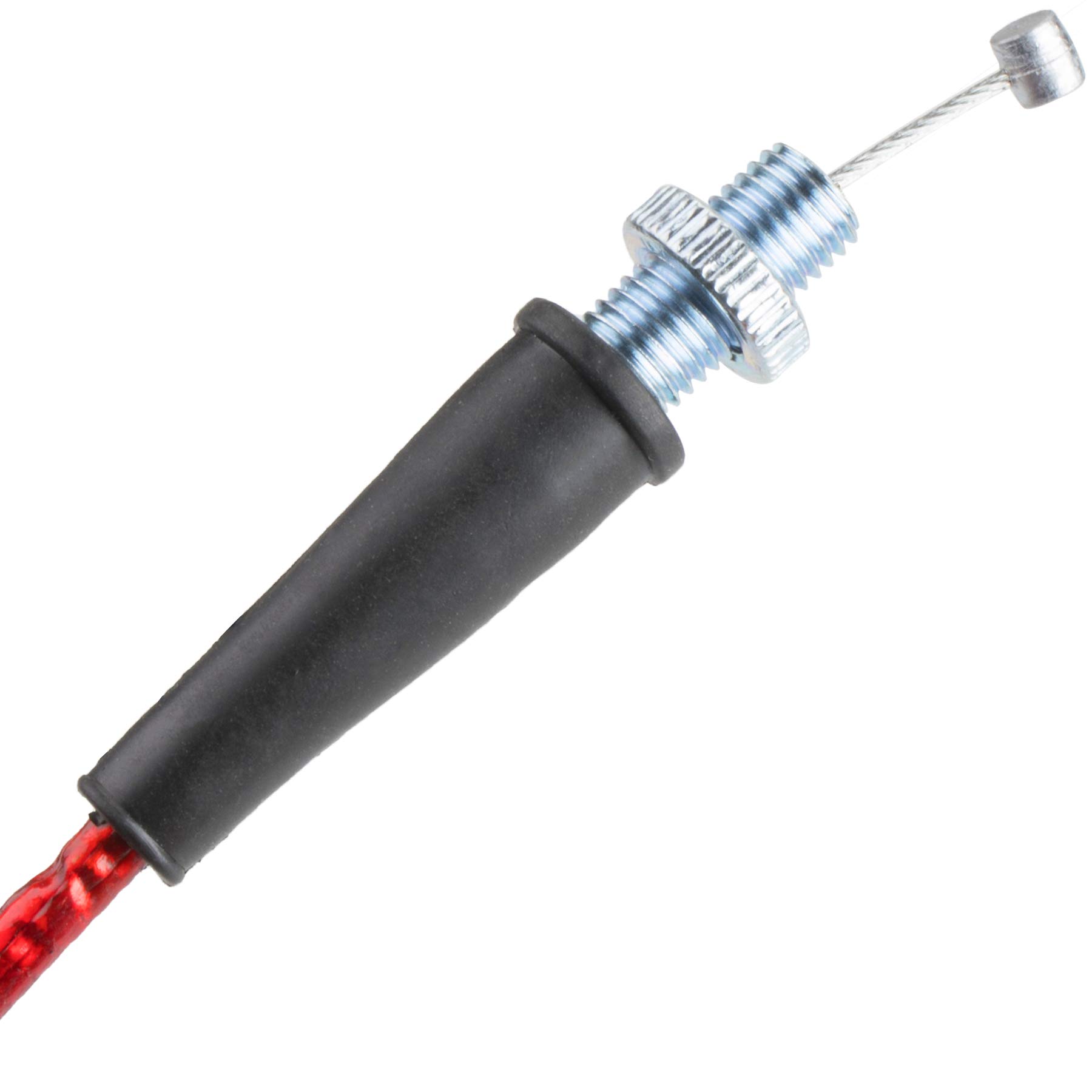 MRELC 50-inch Mini Bicycle Throttle Cable, Compatible With MB165 196cc Red