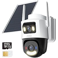 Imou 10MP(5MP+5MP) Telecamera Pannello Solare 8W con Doppia Lente)