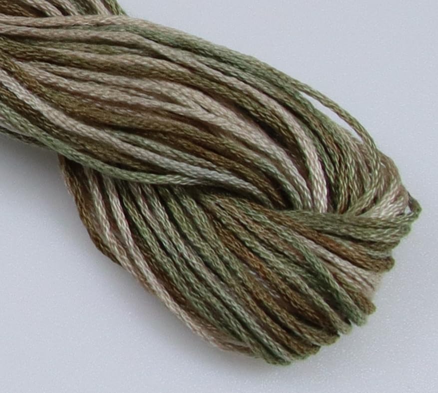 Image of KCS Big skeins of 25 Meters Size 25 Color Variegated Cross Stitch Stranded Threads,6 skeins,4145
