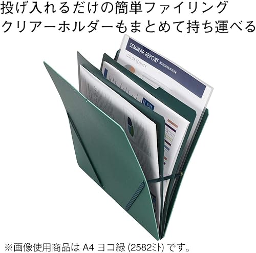 Miniatura 3 de King Jim 2572 Cure Document File, Sandit, A4 Vertical, Gray (2572)