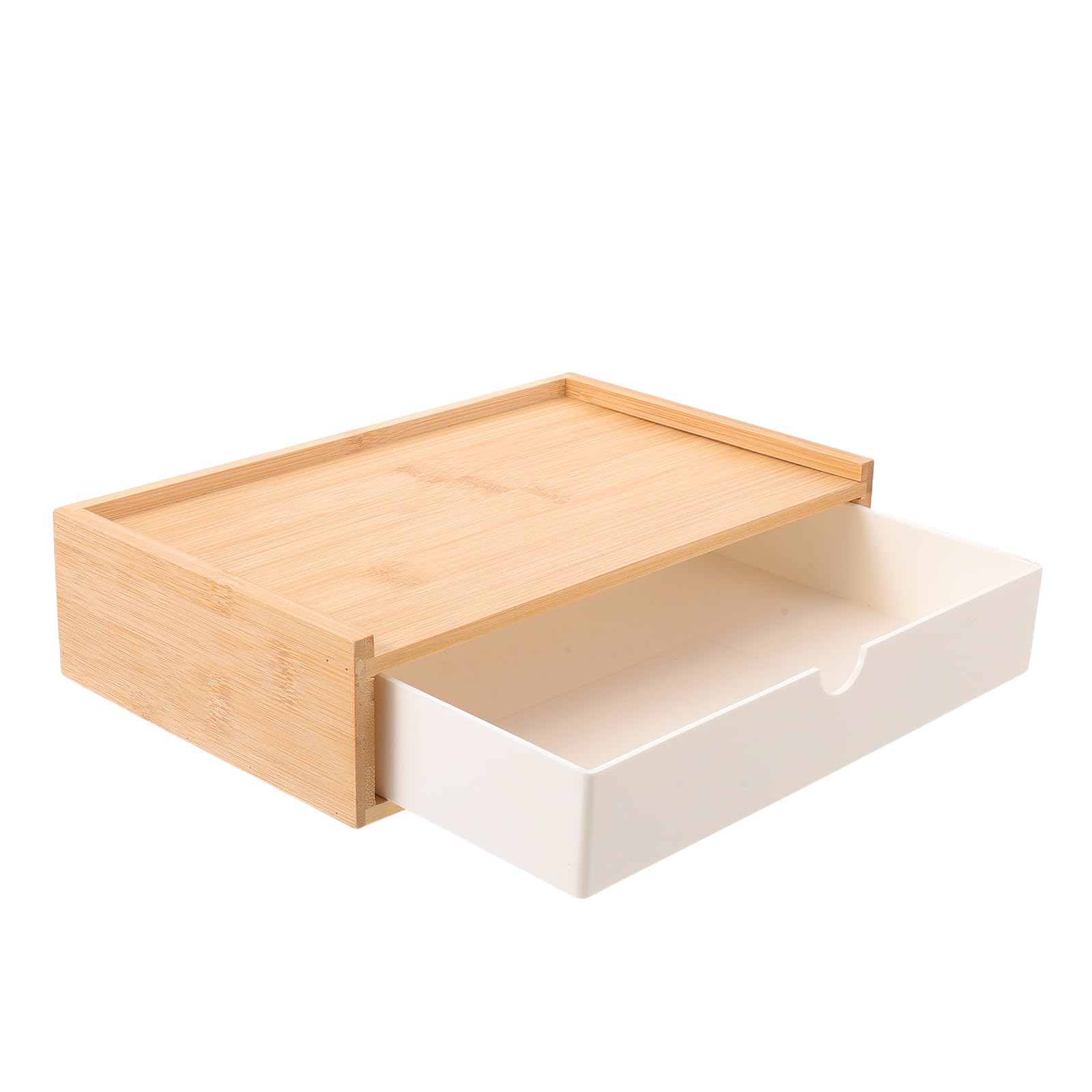 Organizador de Cajones para Escritorio Blanco con Múltiples Compartimentos