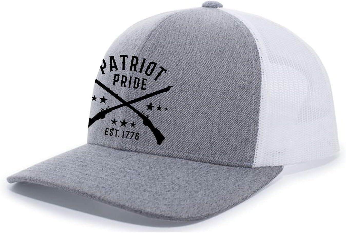 Men's Patriot Pride 1776 USA Embroidered Mesh Back Trucker Hat