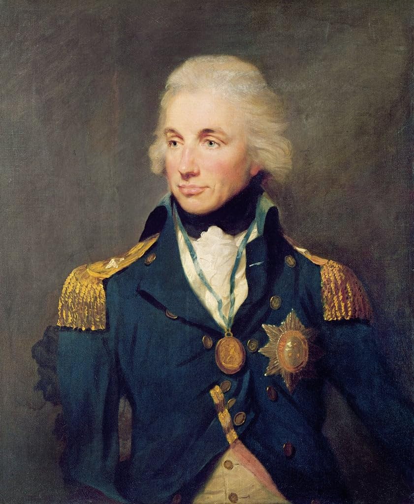 Psvdctoo No Frame Vintage Art Canvas Murals Picture Wall Art Portrait Of Horatio Nelson Viscount Nelson By Lemuel Abbott Canvas Pictures For Office Decor 60X90cm