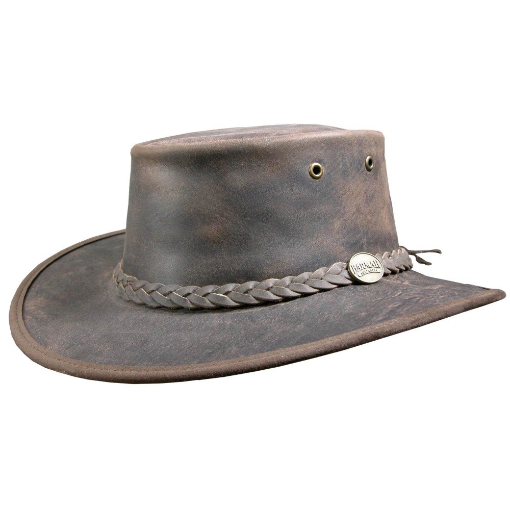BarmahFoldaway Bronco Hat - Dark Brown Extra Extra Large/Brown