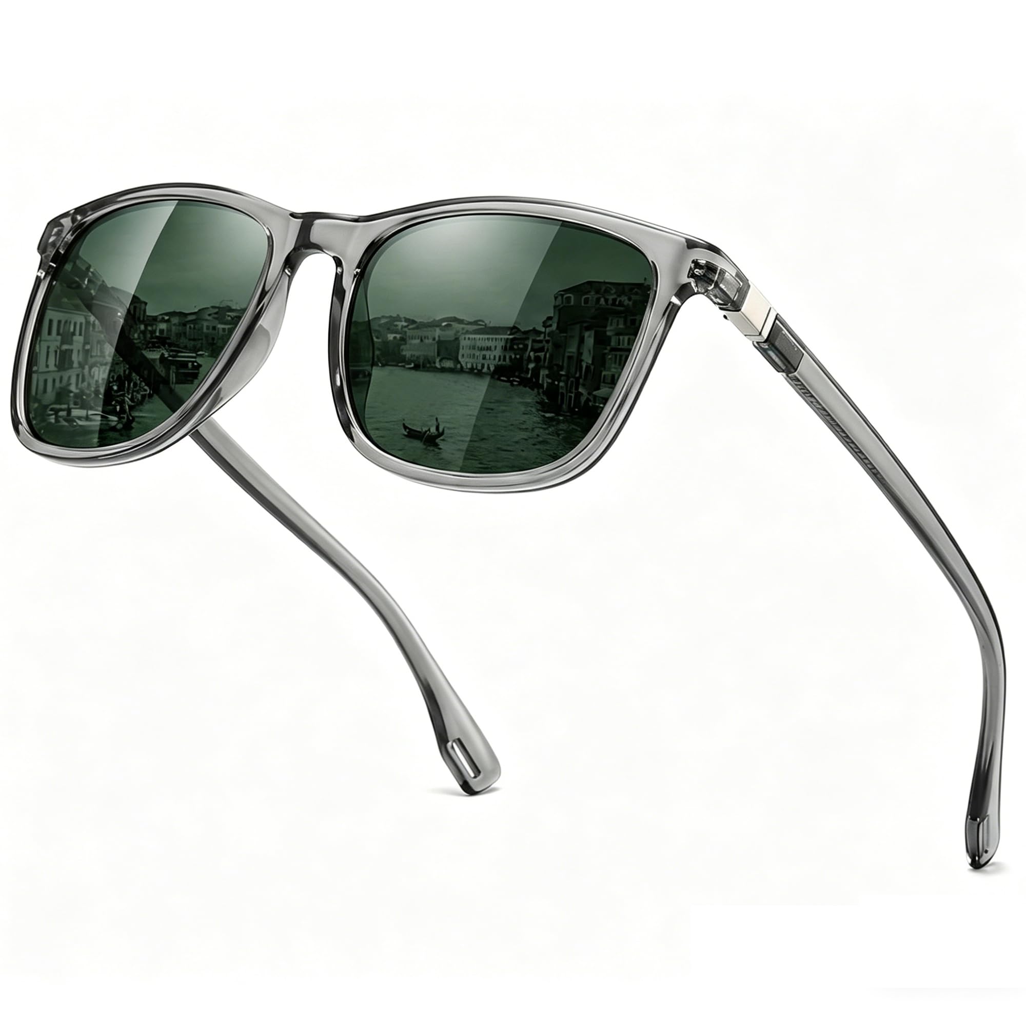 Photo 1 of AURTSAU Polarized Square Sunglasses UV400 Protection