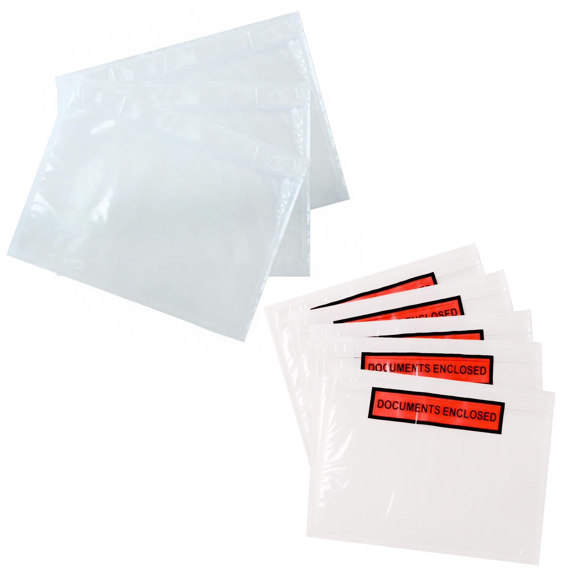 A7 A6 A5 Plain Or Printed Self Adhesive Peel & Seal Backing Document Enclosed Wallets (Plain, 500 - A6)