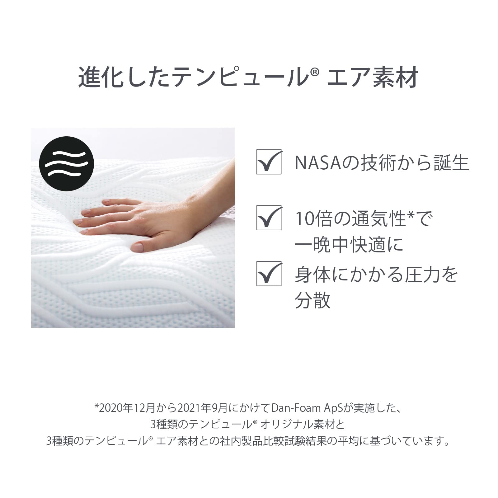 Amazon｜テンピュール(Tempur) 枕 まくら 63x43cm コンフォート エア