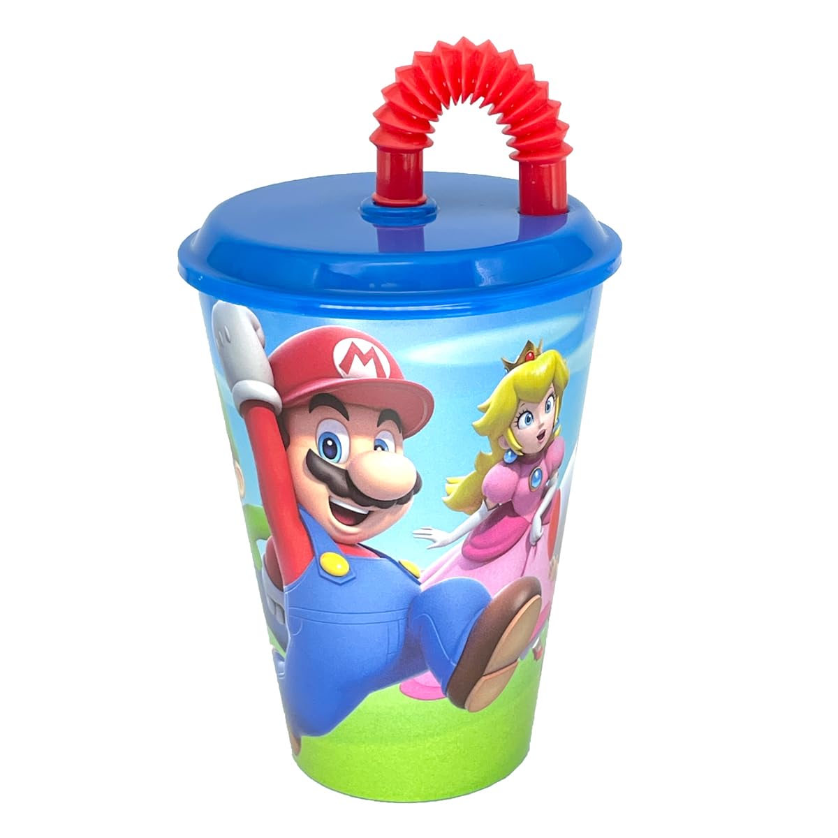 Stor VASO CAÑA EASY 430 ML SUPER MARIO (Paquete de 6)