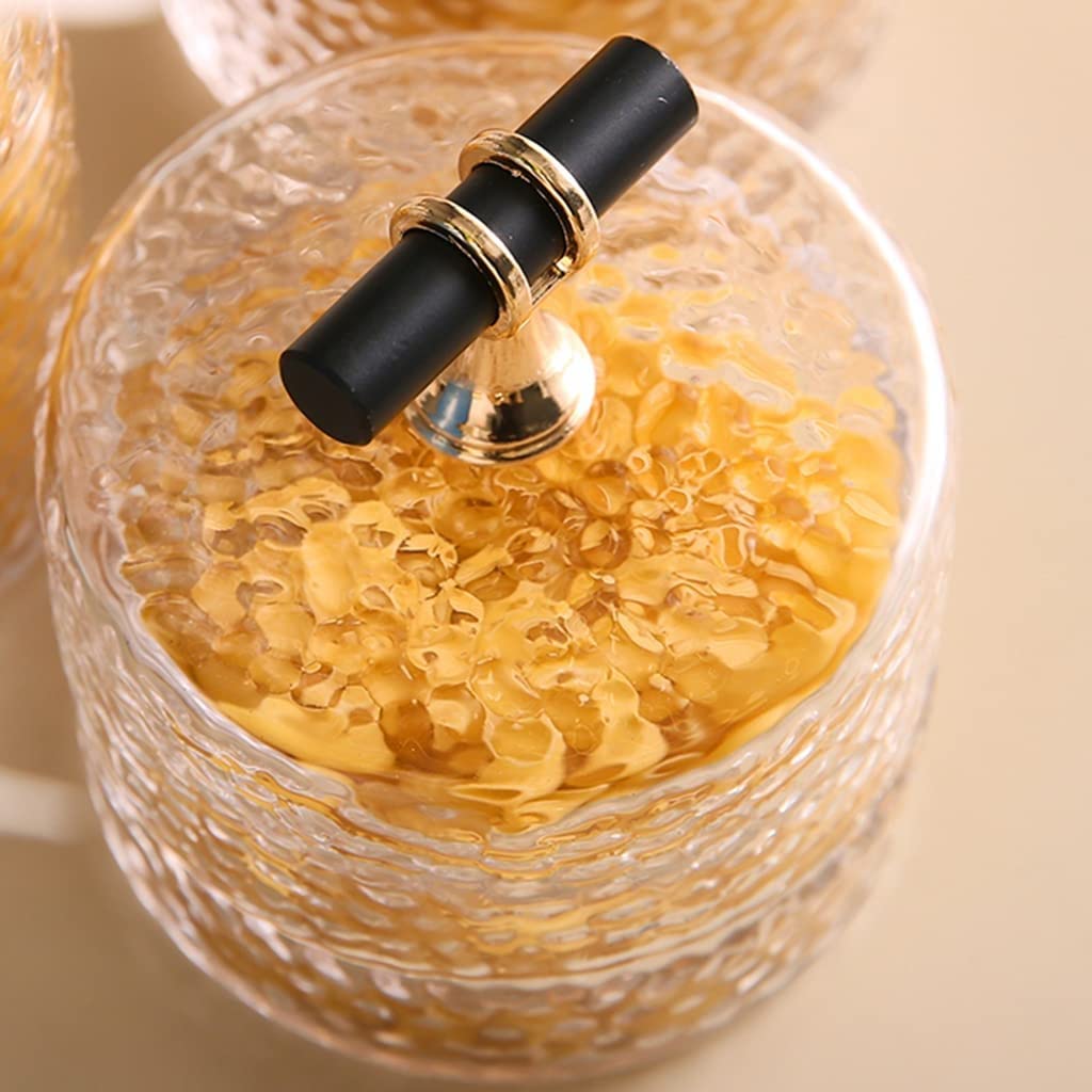 Tarro de Caramelo, Tarro de Caramelo de diseño Moderno, tarros de Cristal para Dulces con Tapa y Mango de Metal, tarros de Caramelo para Buffet de Dulces