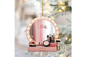 Personalized Makeup Tools Christmas Ornament 2023