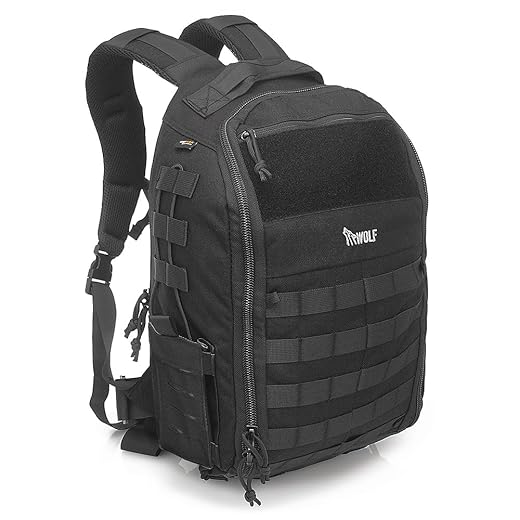 Mochila Wolf Elite Preta Cordura® 1000d Zíper Ykk®