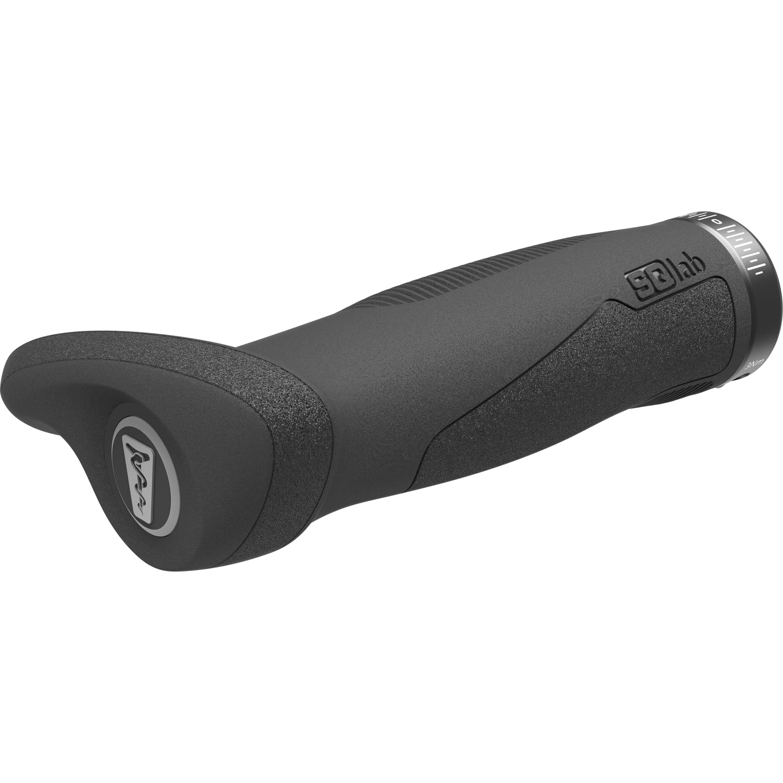 SQlab Manopole per bicicletta 721 2.0, impugnatura ergonomica, per bicicletta, colore nero, per bici da città, manubrio bicicletta in L