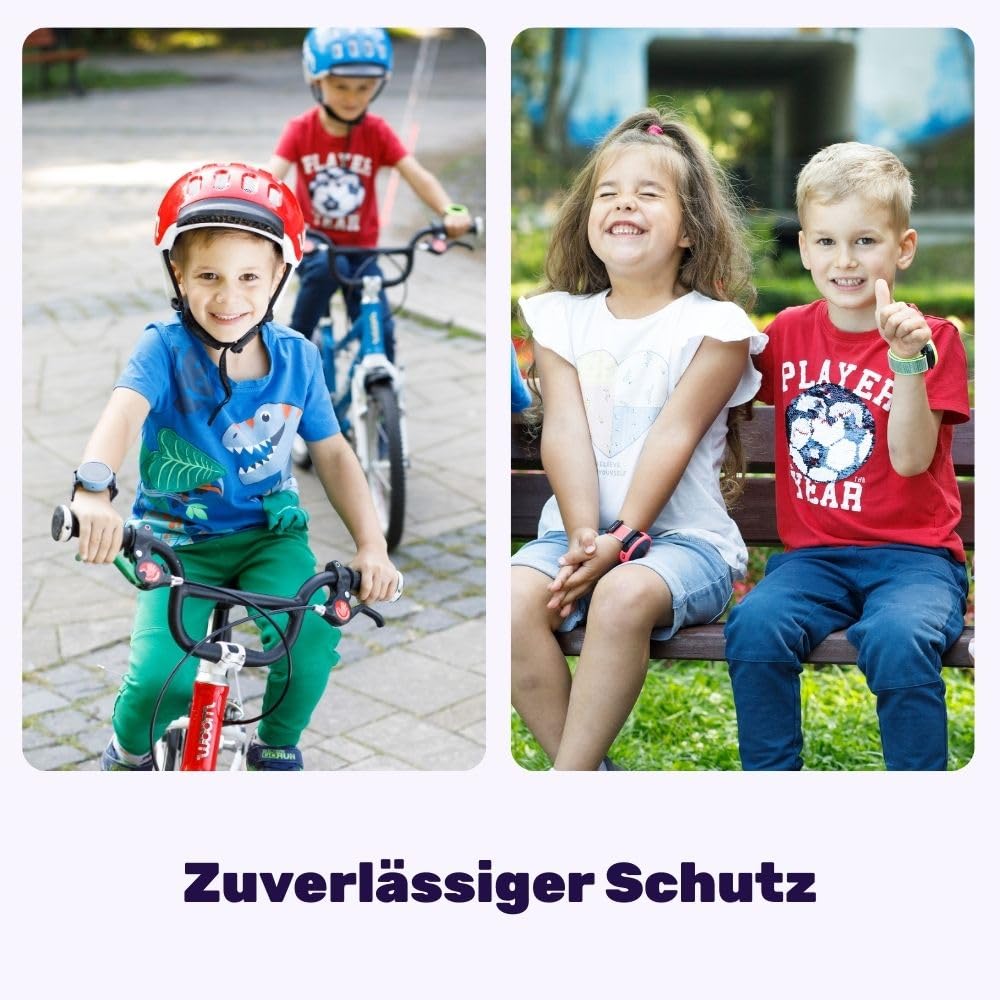 ANIO Protector Case 6 Kinderuhr, Schutzhülle & Schutzfolie, Lemon Neon | Displayschutz vor Kratzern, Stößen & Beschädigungen, Kinderleichte Montage, Volle Touchscreen-Funktionalität