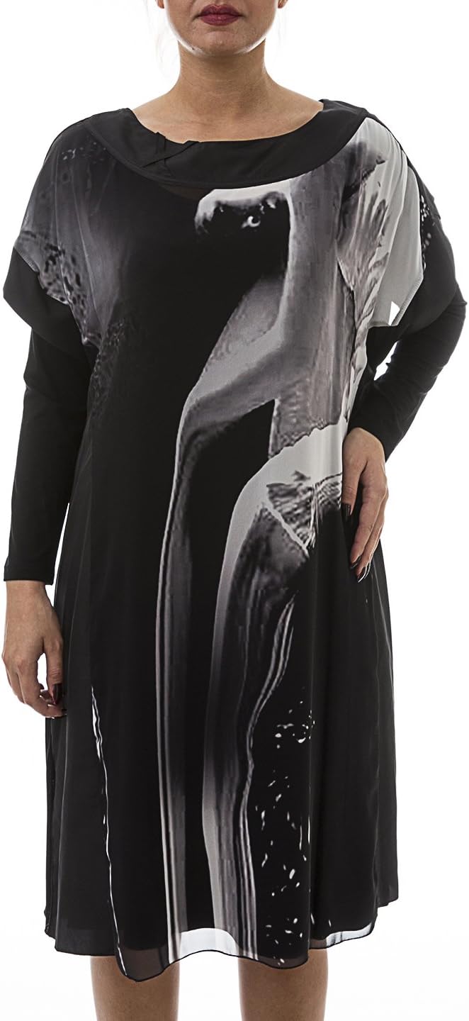 La Mouette Women's Plus Size : Cotton Dress with 2 Pieces - Available Sizes: 14, 16, 18, 20