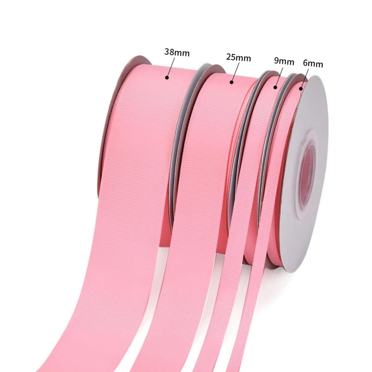 AVANAVA 38 mm breed grosgrain lint - 45 meter, ideaal voor geschenkverpakking, haarstrikken, huisdecoratie, bloemstuk (564-koekjesgroen