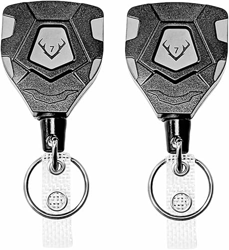 Llavero retráctil, portatarjetas retráctiles, llavero retráctil resistente, soportes para tarjetas de identificación retráctiles, cuerda de alambre