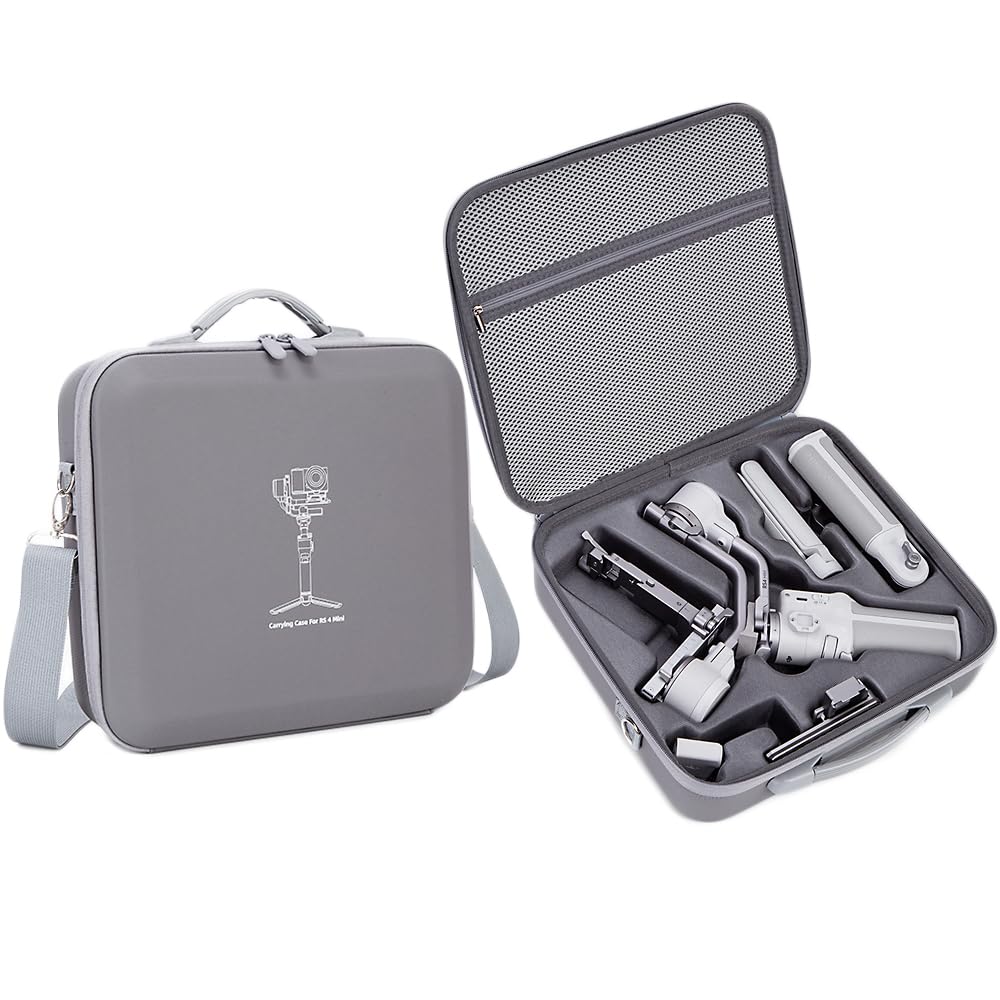 Étui de voyage pour DJI RS 4 MINI Combo, sac de rangement portable, étui de transport rigide, housse de protection, sac à bandoulière organisateur pour RS4 Mini stabilisateur de cardan, kit