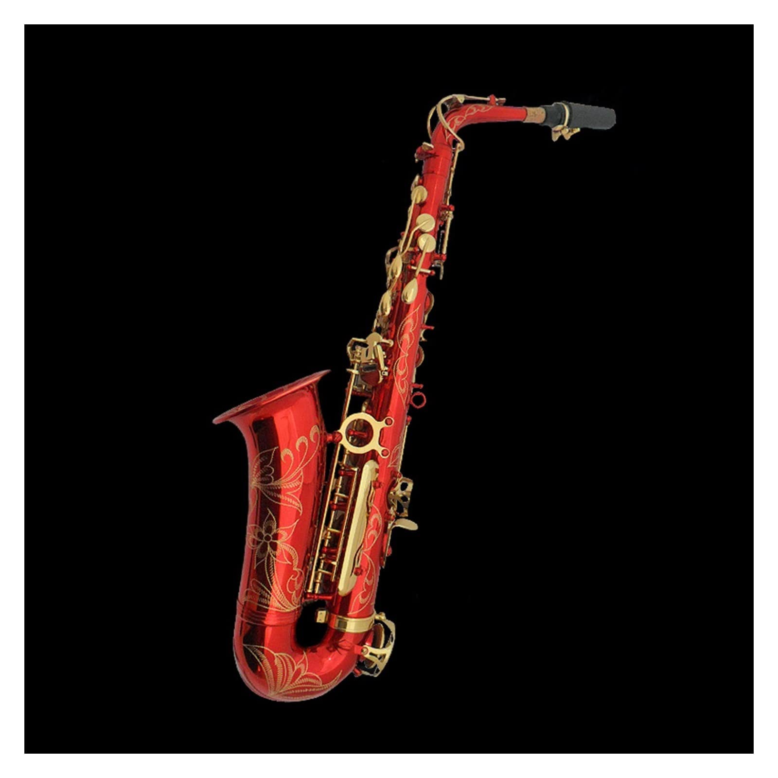 TSTS Es-Alt-Saxophon Golden Key Saxophon Zum Spielen Geeignet Saxophon Kit