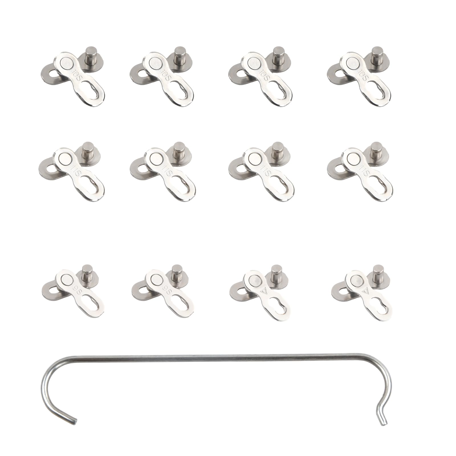 10 쌍 퀵 릴리스 자전거 체인 링크 자전거 체인 퀵 릴리스 자전거 체인 6 7 8 9 10 11 속도 산악 자전거 체인 퀵  릴리스-Freehip.co.kr